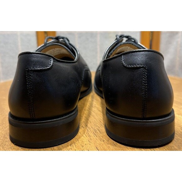 La Milano Mens Black Oxford Captoe Clarton Dress Shoe A11323 Size 13 main image 6